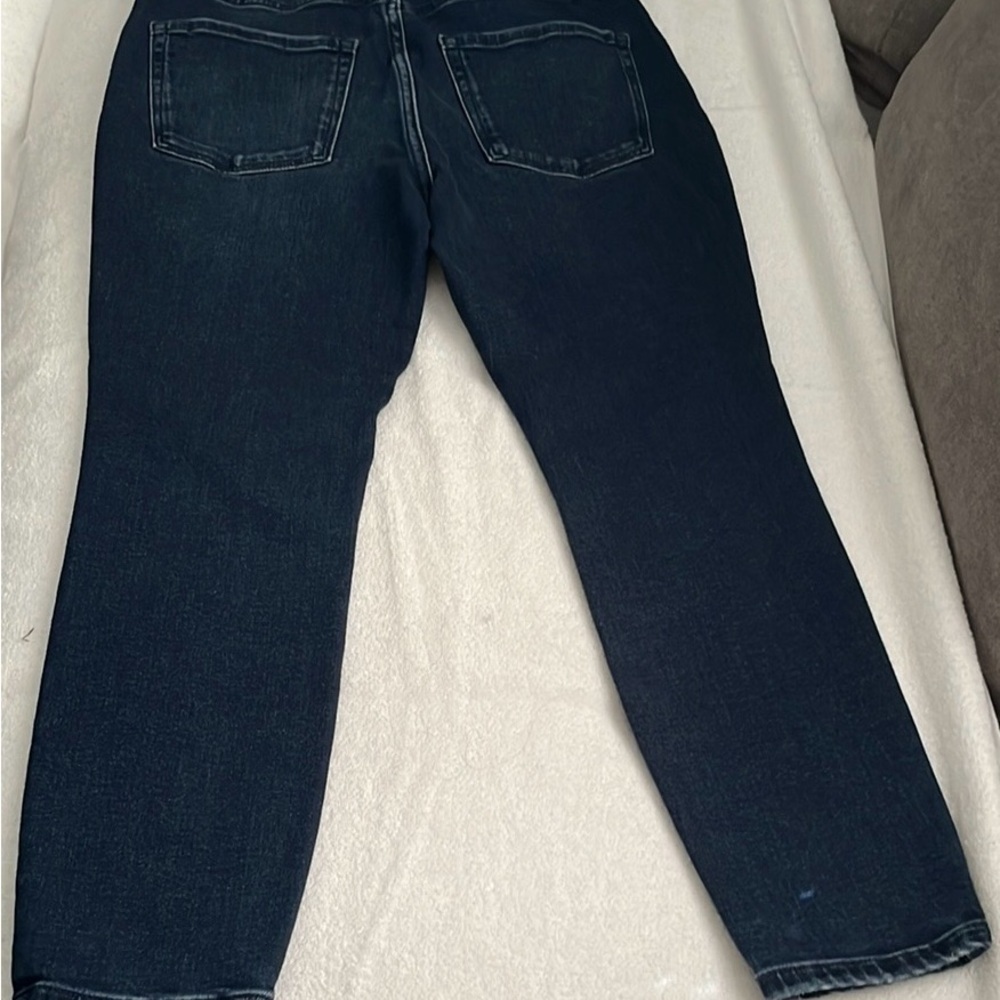 LC LAUREN CONRAD curvy  skinny 8s Women's Dark Blue Jeans used good condition - Picture 2 of 11